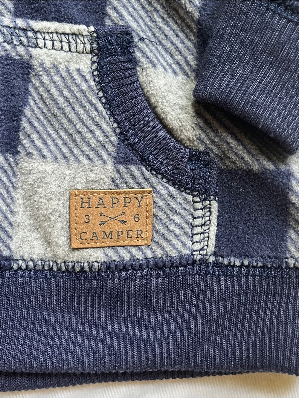 Wrangler Denim Jacket Gray Hooded 0-3M  & Carter’s Plaid Fleece Sherpa Hood 3M